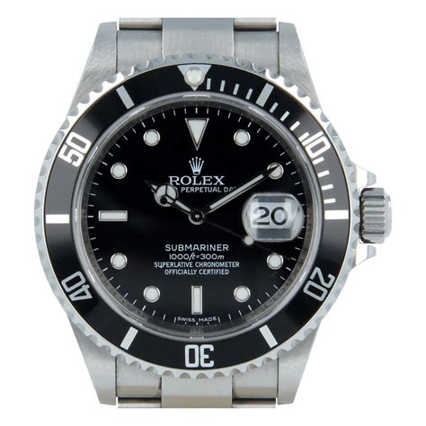 Rolex Submariner Date ref. 16610 RRR top condition full set V serial